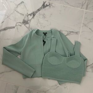 Express cardigan and tank set
